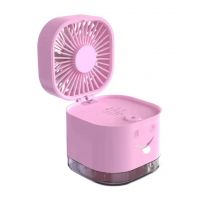 RECHARGEABLE FAN WITH HUMIDIFIER